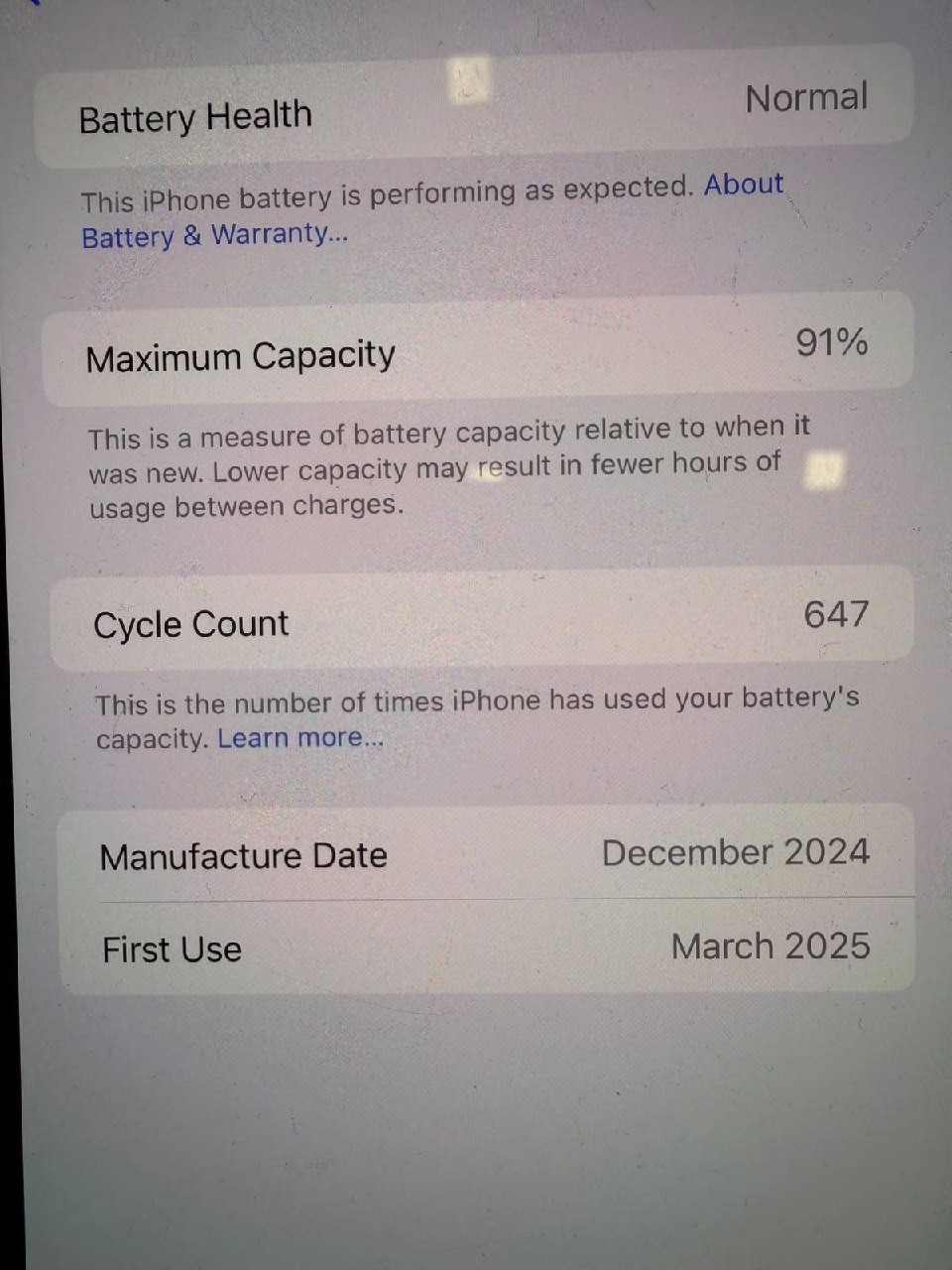 В продаже iPhone 16pro Max 256 gb Баратейка 91% Память 256 гб Состояние видно на фотографи