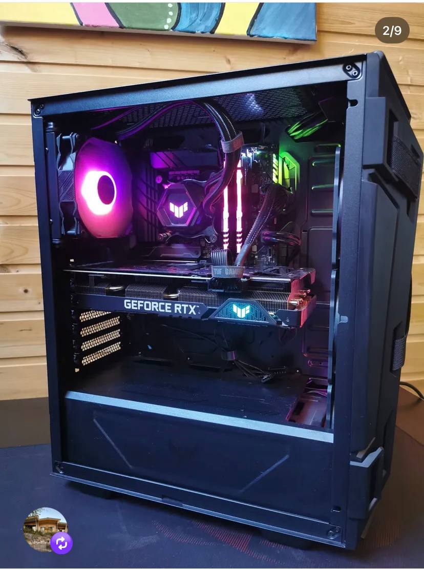 ПК «Геймер» 💰 Цена: 2000 ₾ • Intel i5-12400F • ASUS TUF RTX 3060 12GB • 16GB DDR4 2400MHz 