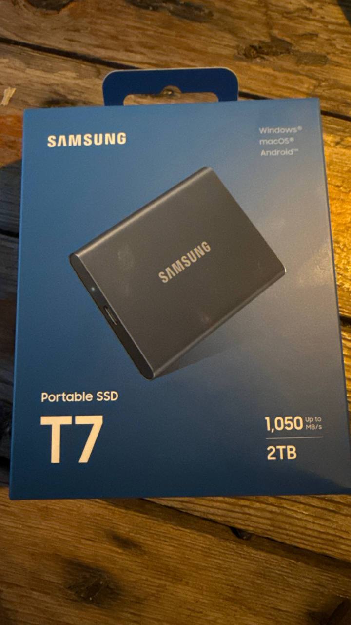 Samsung Portable SSD T7 — 2TB Brand new, never used, and sealed in the original box. Purch
