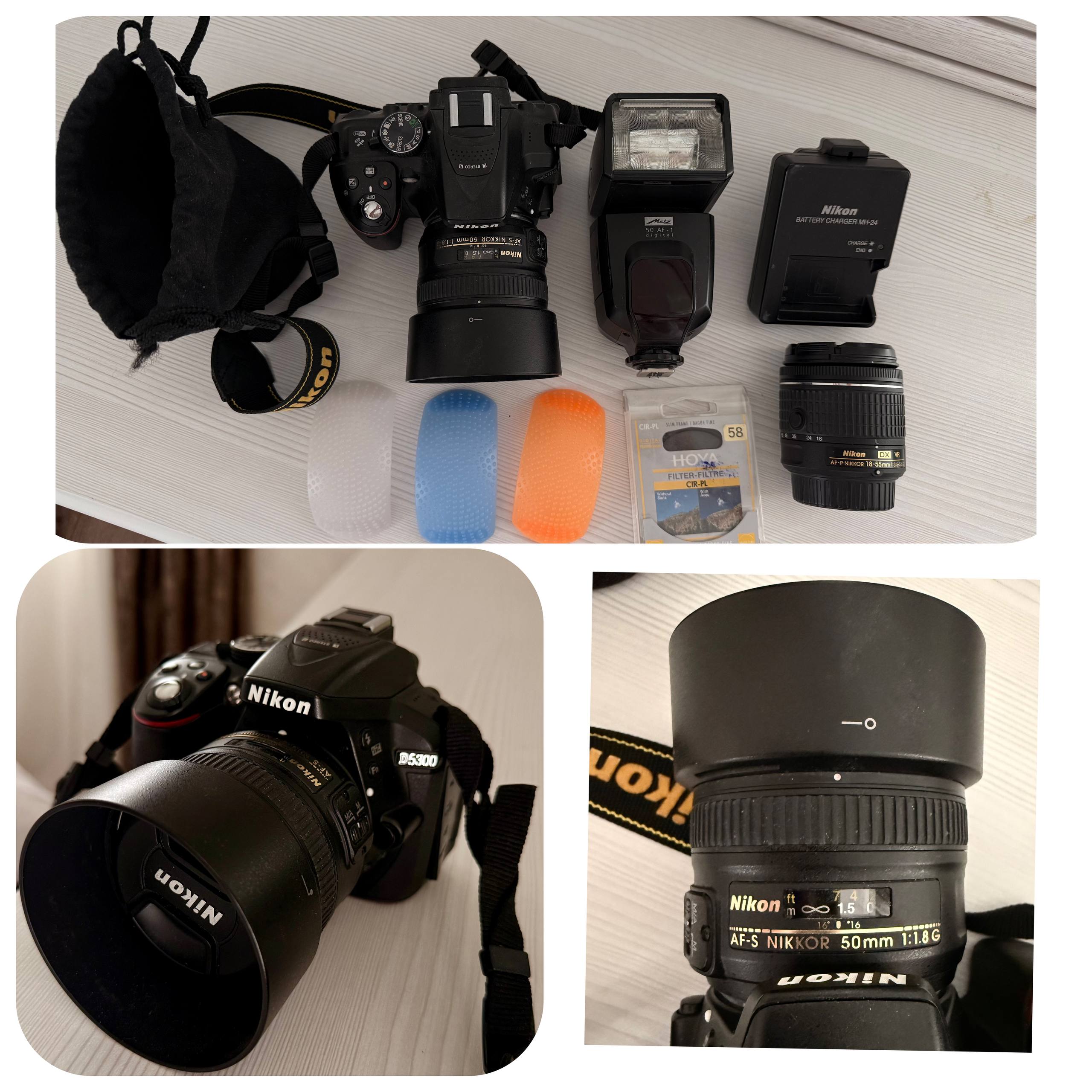 Nikon D5300 — зеркальный фотоаппарат любительского уровня, корпус из прочного углепластика