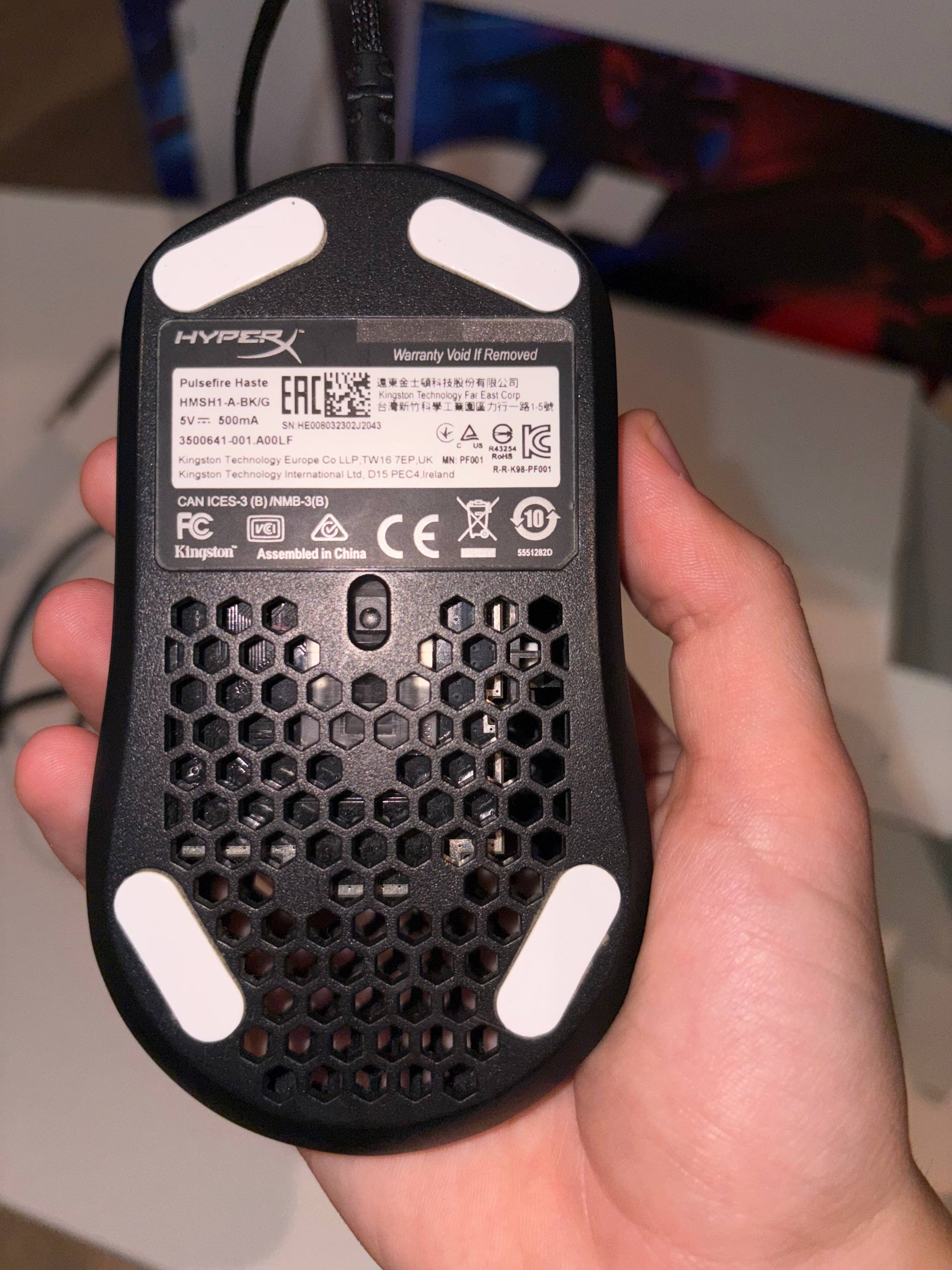 Мышка HyperX Pulsefire Haste HMSH1-A-BK/G Без коробки 90 лари